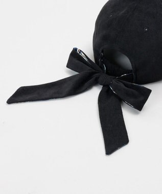 AURORA 【 Beaurance （ビューランス）】リボンスカーフキャップ ブラック