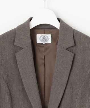 J.PRESS LADIES T/Rアルガンシルク テーラード ジャケット ブラウン系