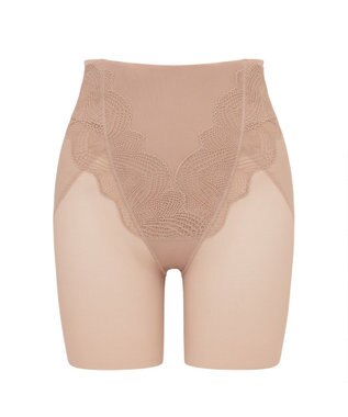 BRADELIS New York 【BRADELIS New York】メッシュシアーライトガードル 通気性抜群の補正ガードル モカベージュ