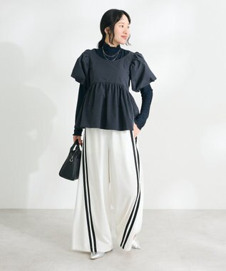 CRAFT STANDARD BOUTIQUE ラメチュールトップスインナー Navy