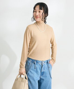 CRAFT STANDARD BOUTIQUE ラメチュールトップスインナー Beige