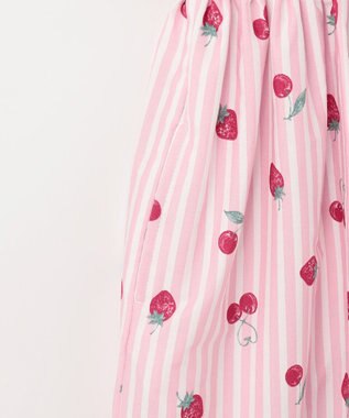 ANY KIDS 【WEB限定柄有】総柄 サマー ワンピース 【WEB限定】ピンク系イチゴ