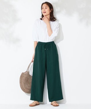 接触冷感 Uvケア 清涼リネン ワイドパンツ Any Fam ファッション通販 公式通販 オンワード クローゼット 接触冷感 Uvケア 清涼リネン ワイドパンツ Any Fam ファッション通販 公式通販 オンワード クローゼット