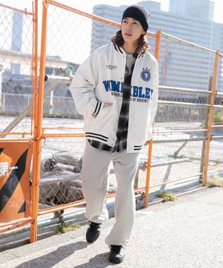 WEGO ワッペンスタジャン ホワイト