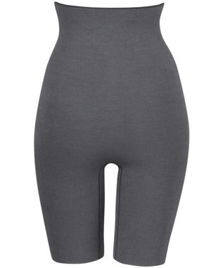 Wing はらまき付きオーバーパンツ 薄手であたたか アウターにひびきにくい ひざ上丈 秋 冬 ER0892 ウイング／ワコール グレー