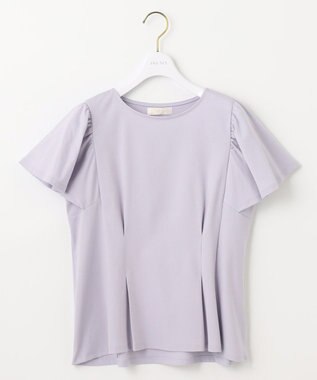 ANY SIS 【接触冷感】美人 フリルスリーブ カットソー ラベンダー