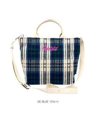 ROOTOTE 3646【2way】SC.スクエア.マテリアル-A 02：ブルー