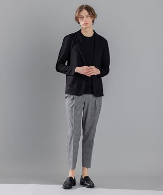 JOSEPH HOMME 【オリジナル素材】ライトタックジャージー カットソージャケット ブラック系