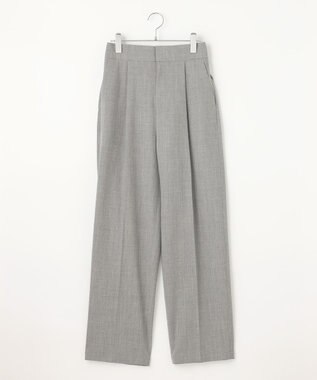 #Newans 【ANSWER for ファッショニスタ 】ウエスト調整可ワイドパンツ グレー系