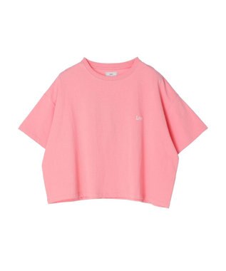 earth music&ecology Ｌｅｅ×ｅ．ｍ．ａ．ｅ　ＢＡＣＫ　ＰＲＩＮＴ　ＴＥＥ Pink