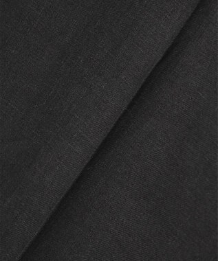 uncrave 【5周年企画・手洗い可】ライト リネン ワイドパンツ（uncrave STANDARD） ブラック