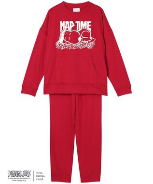 une nana cool MADE WITH PEANUTS 【綿100％】やわらか裏毛パジャマ RE