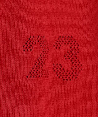 23区GOLF 【WOMEN】【ウォッシャブル】フルジップニットブルゾン レッド系