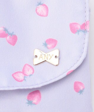ANY KIDS 【Strawberry Collection】いちご総柄移動ポケット ラベンダー
