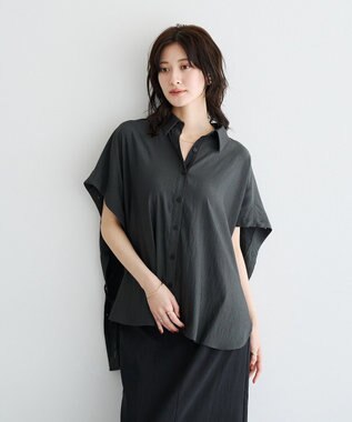 YECCA VECCA マルチwayオーバーシャツ Dark Gray
