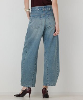 GRACE CONTINENTAL ラップ2wayデニムパンツ ブルー
