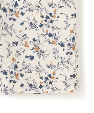 UNFILO MENS ボタニカルプリント オープンカラーシャツ【ギフトにもおすすめ】 ベージュプリント