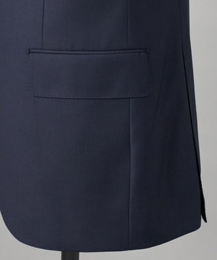 GOTAIRIKU シワになりにくい【御幸毛織/みゆきけおり】Superior160s 3ピーススーツ（ネイビー） ネイビー系