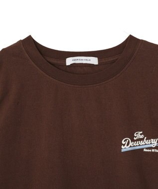 AMERICAN HOLIC サガラ刺繍Ｔシャツ Brown