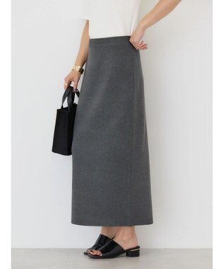 AMERICAN HOLIC ミラノリブニットタイトスカート Gray Mixture