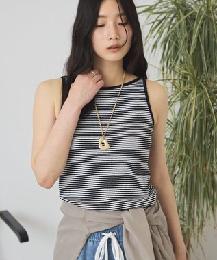 AMERICAN HOLIC アメスリリブタンクトップ Border