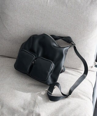 earth music&ecology Wポケット3WAYショルダーバッグ