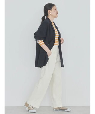 AMERICAN HOLIC Ｗボタンドロップショルダーテーラードジャケット1 Navy