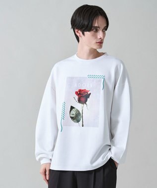 WEGO シートプリントプルオーバー ホワイト