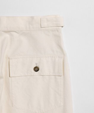 LENO UTILITY TROUSERS《UNISEX》ベイカーパンツ IVORY