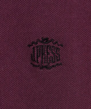 J.PRESS MEN コットンカノコオーバーダイ ポロシャツ パープル系