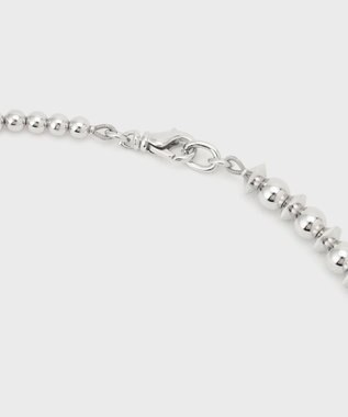 GRACE CONTINENTAL ビーズロングネックレス シルバー