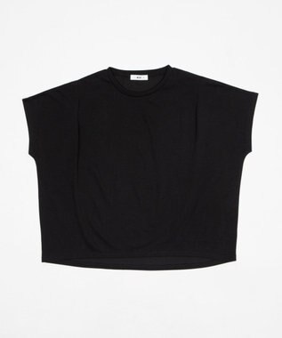 WEGO 【2026春夏新作】接触冷感フレンチスリーブT ブラック