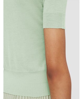 JOSEPH 【洗える】キャッシュエアー　ショートスリーブニット Matcha