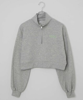 WEGO ハーフジップショートスウェット 柄4