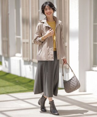 J.PRESS LADIES L 【2way】Artirosa フーデッド コート ベージュ系