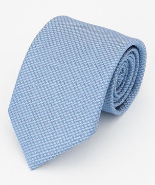 J.PRESS MEN タッサーシルク ネクタイ サックスブルー系