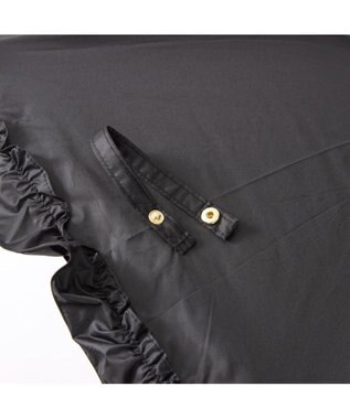 UNBILLION カシュネ cachenez / 【晴雨兼用】【日傘】 【UV カット率99.999.9％以上】PUビッグフリルトップレス折りたたみ傘 ブラック