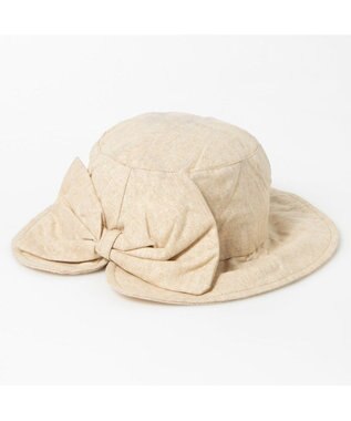 UNBILLION カシュネ cache nez / バックリボンハット ベージュ