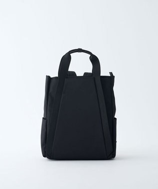 MIYABIYA LAQUOH【撥水加工】ミニマルナイロンリュックサック ブラック