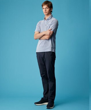 JOSEPH ABBOUD 【愛されて20年！オーガニックコットン使用】ダディ ポロシャツ ダルブルー系