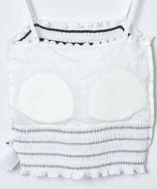 WEGO ２WAYシャーリングキャミ 柄1