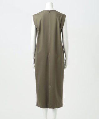 23区 【エステータ】スビンプラチナムポンチ ワンピース カーキ系