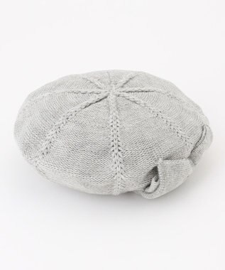 組曲 KIDS 【Fサイズ】ニットリボンベレー グレー系