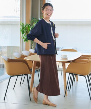 Tiaclasse L 【おのののかさん着用】クリスタルプリーツスカート ブラウン