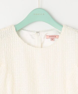 TOCCA 【洗える】CHANTILLY PUFF ドレス アイボリー系