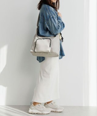 ACE BAGS & LUGGAGE HAyU × ace. フィカス ショルダーバッグ 19103 ハユ ライトグレー