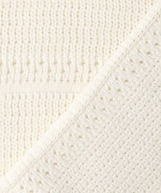 組曲 L 【先行予約】ボーダーレース ニット ホワイト系