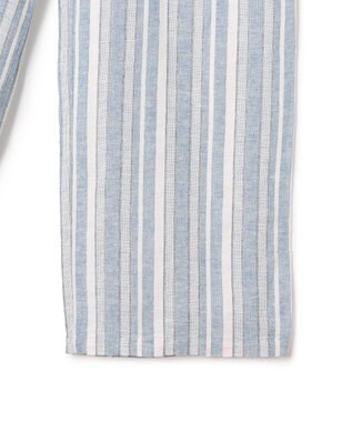 J.PRESS YORK STREET 【WOMEN】コットンリネン　ワイドパンツ ブルー系1