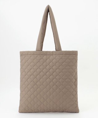 LA BAGAGERIE 【LA BAGAGERIE×HELLO KITTY】リボンチャーム付き　キルティングトート グレージュ