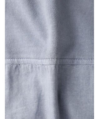 Green Parks ピグメントドッキングスリットデザインチュニック Sax